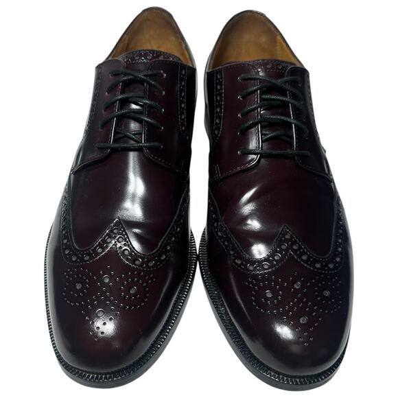 Cole Haan Vintage 11 Dark Burgundy Brown Leather Oxford Wingtip Brogue Shoes main image 6